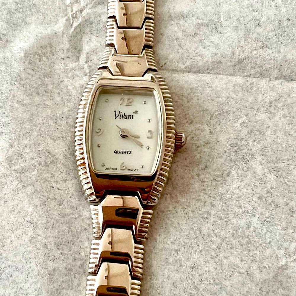 Vivani Quartz Silver Tone Watch